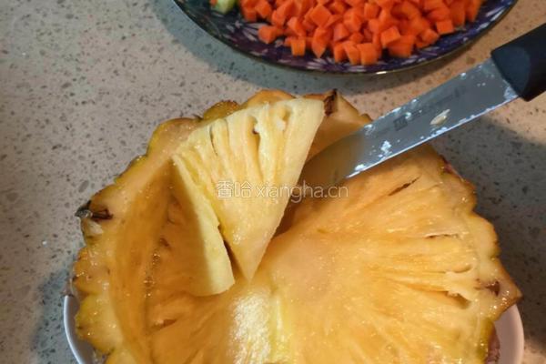 凤梨（菠萝）饭（1人分量）的做法图解5