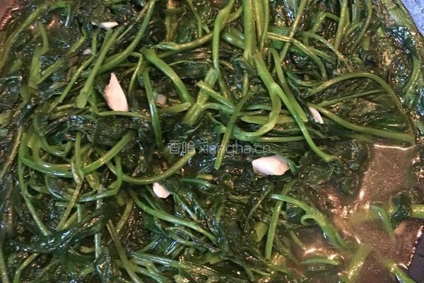 清炒蒜香空心菜的做法图解3