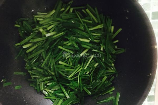 韭菜鸡蛋的做法图解8