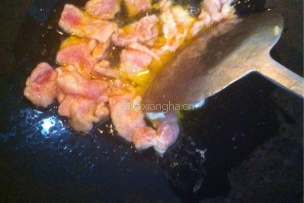 生瓜香菇炒肉的做法图解6