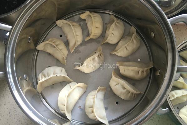 素馅蒸饺的做法图解12