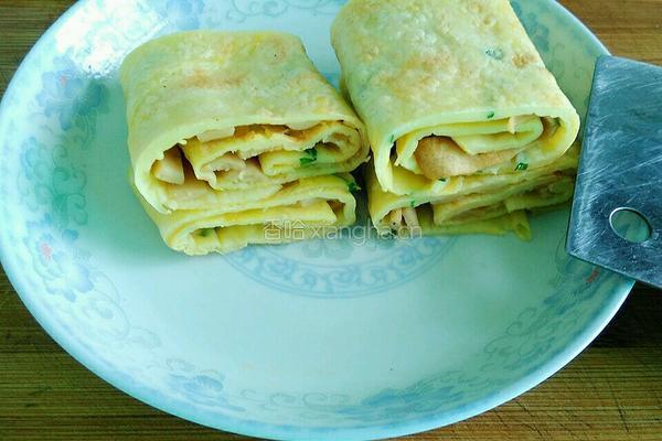 火腿煎饼的做法图解3