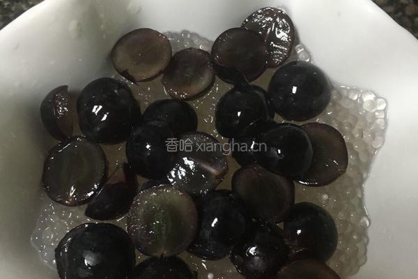 葡萄椰汁西米露的做法图解4