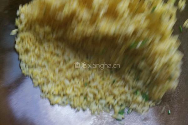 黄金蛋炒饭的做法图解5