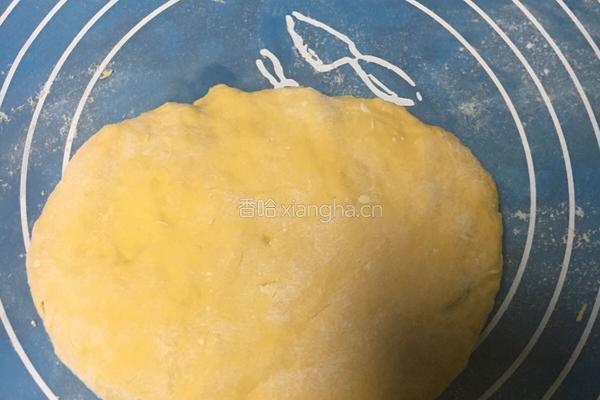 南瓜蝴蝶花卷的做法图解4