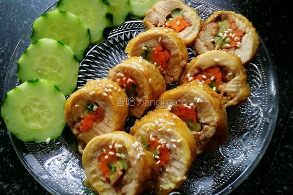 咖喱鷄腿蔬菜卷的做法图解7