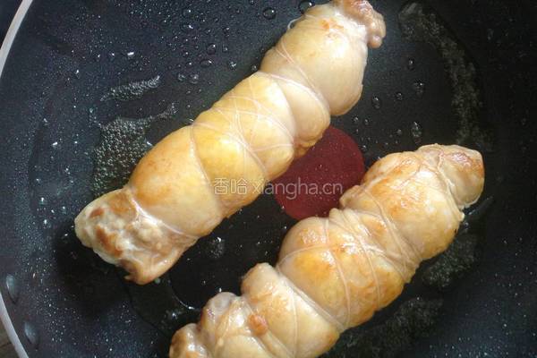 咖喱鷄腿蔬菜卷的做法图解4