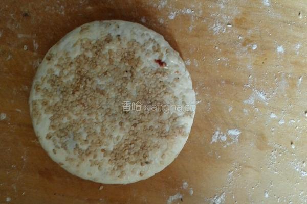 芝麻豆沙饼的做法图解8