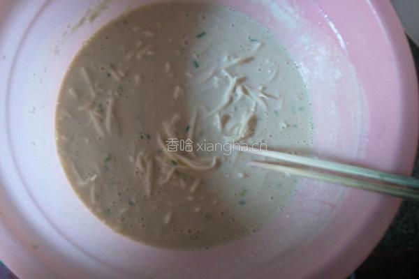 土豆丝摊饼的做法图解3