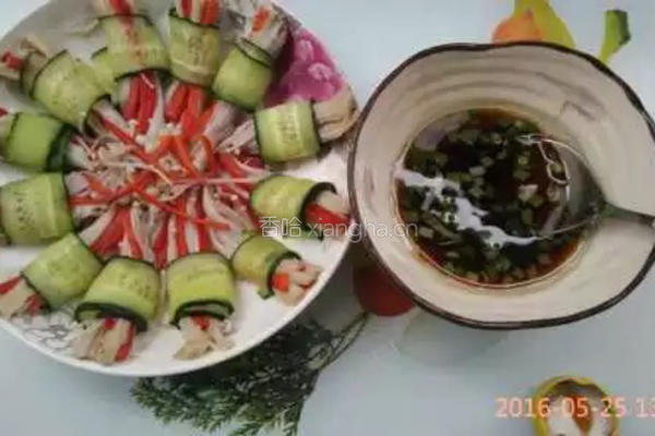 金针菇翡翠卷的做法图解17