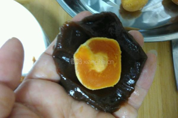 蛋黄酥饼的做法图解9
