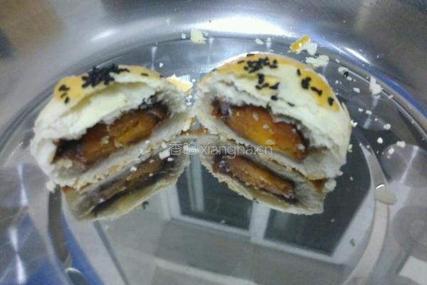 蛋黄酥饼的做法图解17