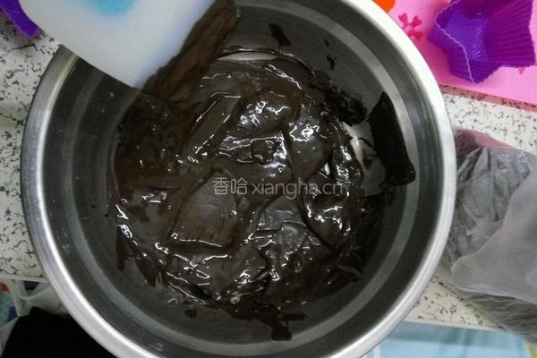 自制仿雷神巧克力的做法图解3