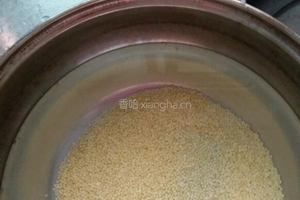 小米粥的做法图解1