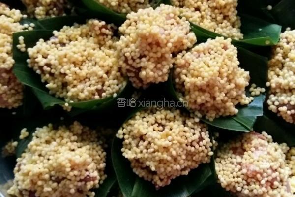 粽叶小米排骨的做法图解3