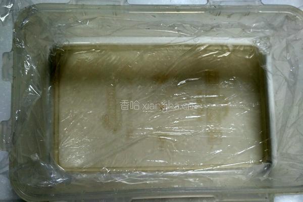 三色牛奶椰汁小方的做法图解4