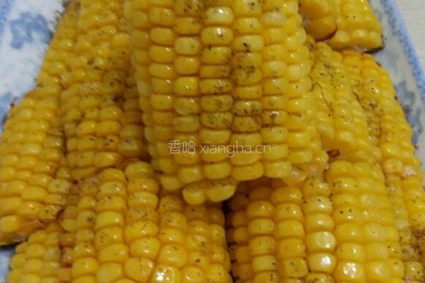 黑胡椒烤玉米的做法图解3