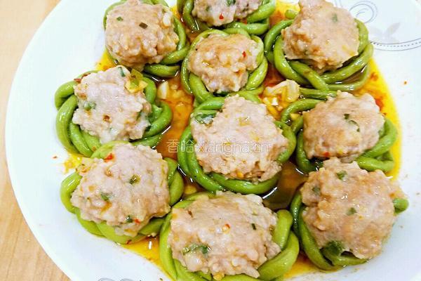 豆角酿肉的做法图解10