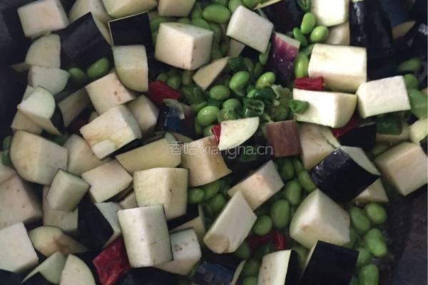茄子烧青豆的做法图解7
