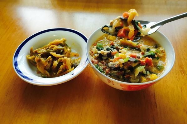 青菜粥的做法图解4