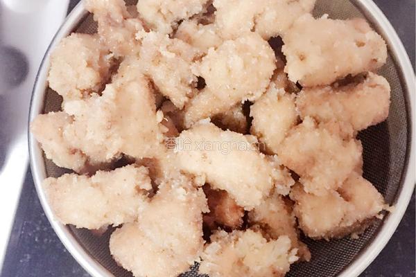 椒盐鸡米花的做法图解7