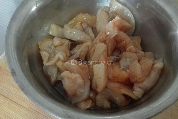 葱爆鸡肉的做法图解2