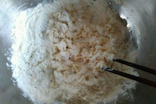猪肉香菇小白菜馅馅饼的做法图解1