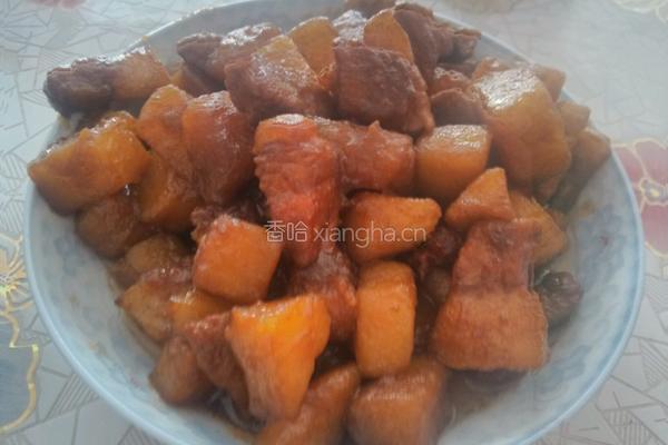 红烧肉炖土豆的做法图解7
