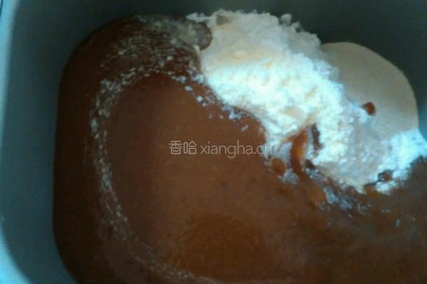 枣泥两样面发糕的做法图解4