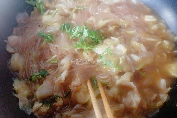 卷心菜炖粉条的做法图解10
