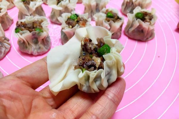黑米烧麦的做法图解8