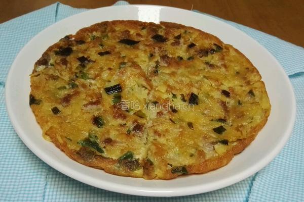 土豆丝肉粒鸡蛋煎饼的做法图解6