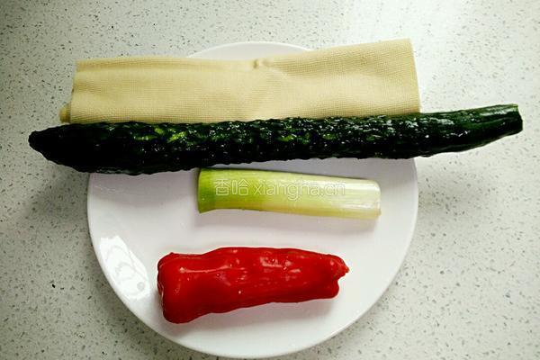 豆皮千层卷的做法图解1