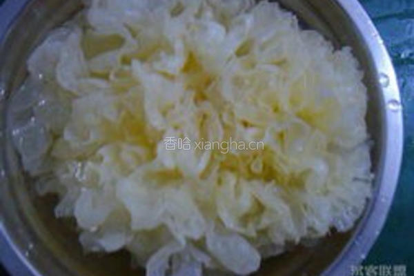 雪耳雪梨糖水的做法图解1