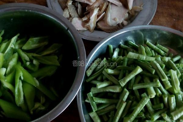 豆角炒肉的做法图解3