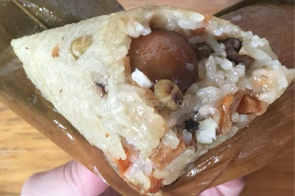 当焦糖鸟蛋遇上糯米粽子的做法图解13
