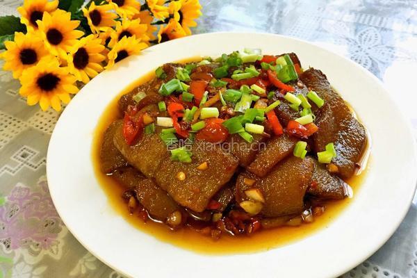 红烧魔芋豆腐的做法图解6