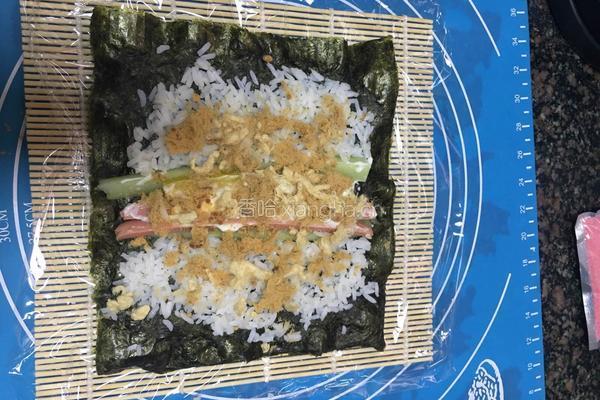 樱花粉寿司卷的做法图解6