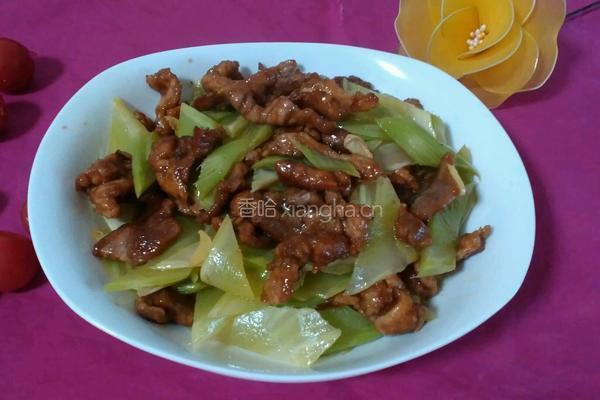 肉片莴笋的做法图解10