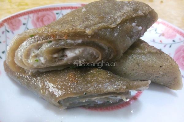 包菜萝卜肉馅春筒的做法图解10