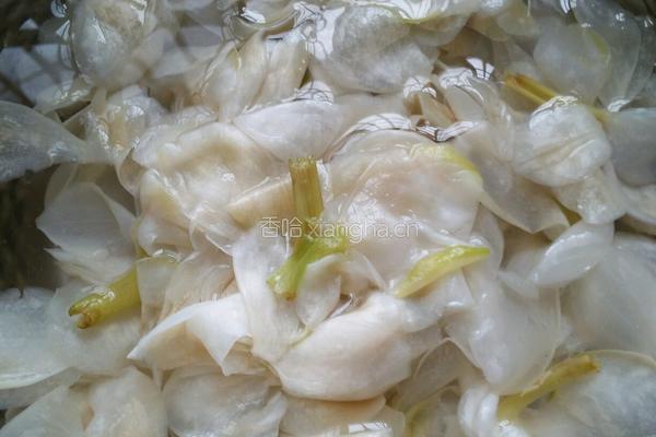 桅子花蛋汤的做法图解1