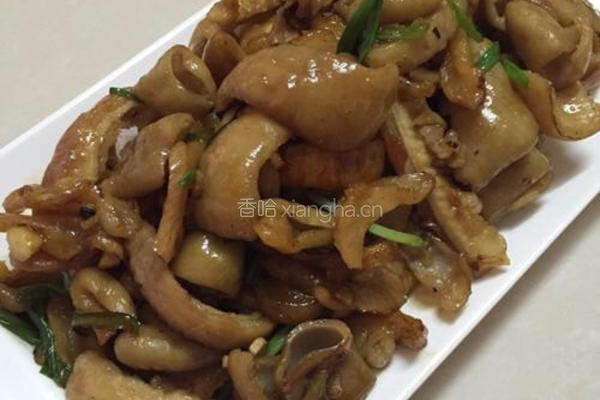 罗卜干炒肥肠的做法图解6