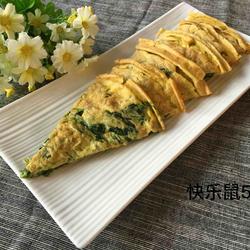 菠菜鸡蛋饼的做法[图]