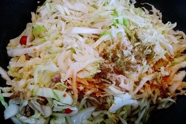 大头菜炒粉条的做法图解10