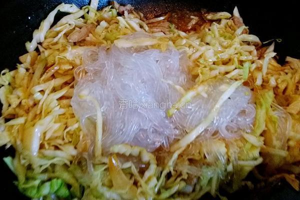 大头菜炒粉条的做法图解11