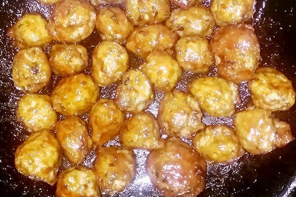 糖醋肉圆的做法图解10
