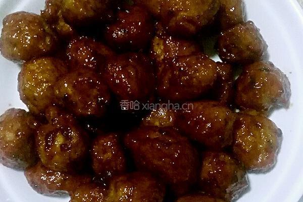 糖醋肉圆的做法图解11