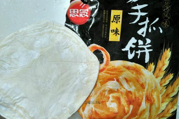 火腿蛋手抓饼的做法图解1