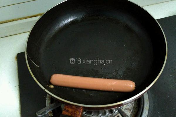 火腿蛋手抓饼的做法图解3