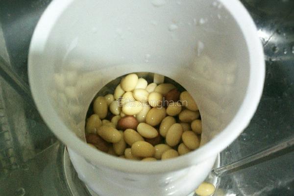 燕麦花生豆浆(搅拌机版)的做法图解2